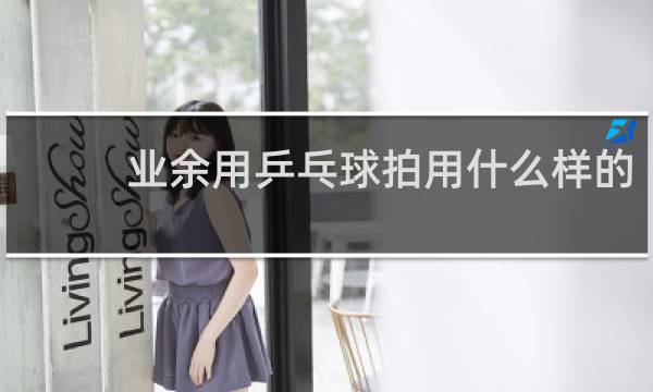 业余用乒乓球拍用什么样的