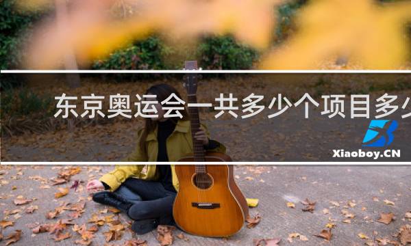 东京奥运会一共多少个项目多少个金牌