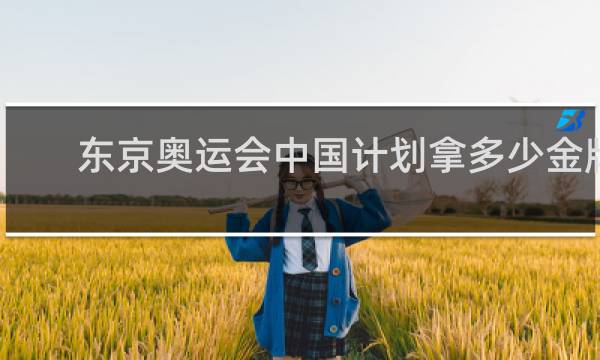 东京奥运会中国计划拿多少金牌