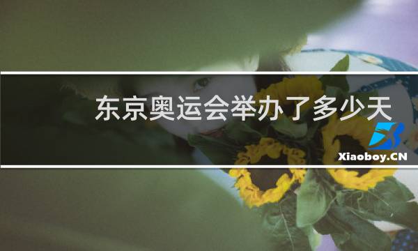 东京奥运会举办了多少天
