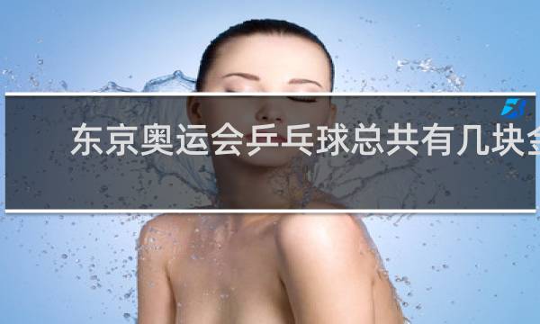 东京奥运会乒乓球总共有几块金牌