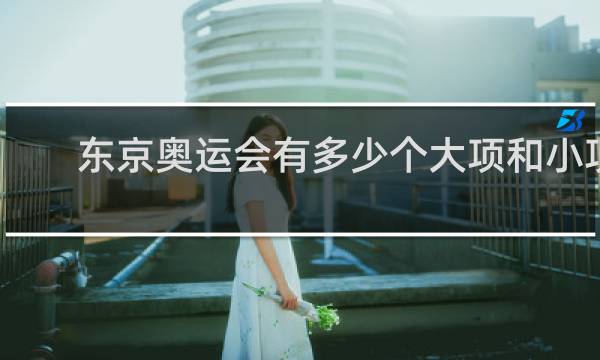 东京奥运会有多少个大项和小项