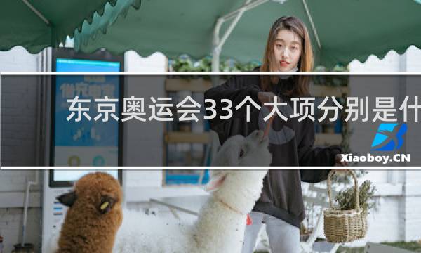 东京奥运会33个大项分别是什么