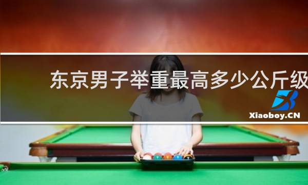 东京男子举重最高多少公斤级