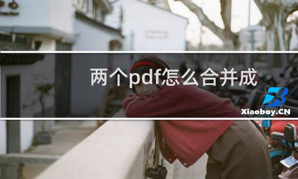 两个pdf怎么合并成一个（怎样将两个ppt合并成一个）