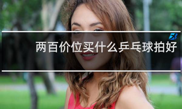 两百价位买什么乒乓球拍好