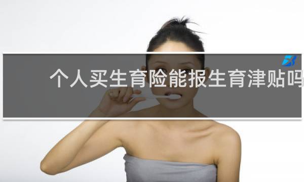 个人买生育险能报生育津贴吗