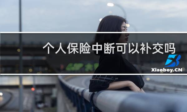 个人保险中断可以补交吗