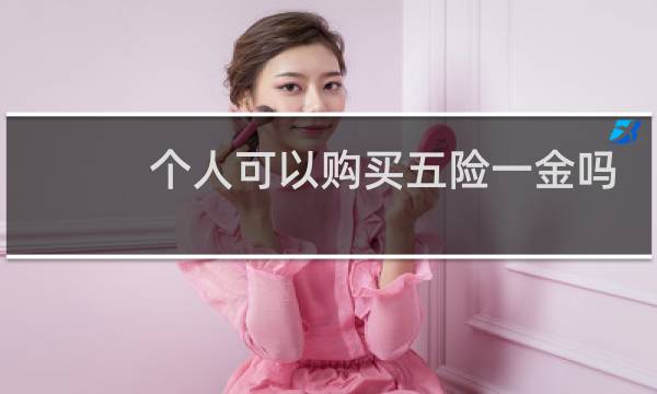 个人可以购买五险一金吗图片