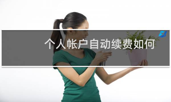 个人帐户自动续费如何开通?