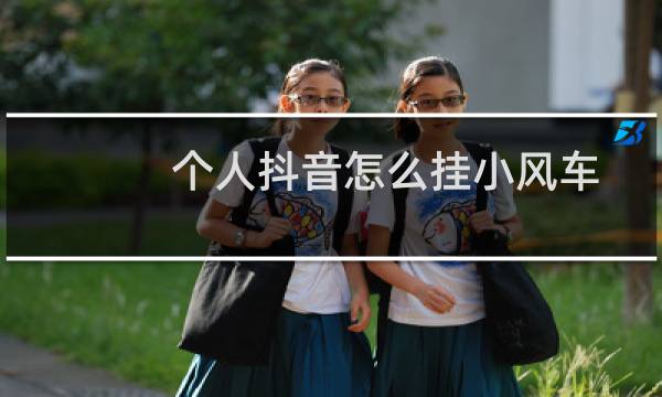 个人抖音怎么挂小风车