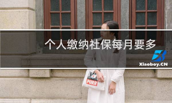 个人缴纳社保每月要多少钱(个人缴纳社保每月要多少钱)