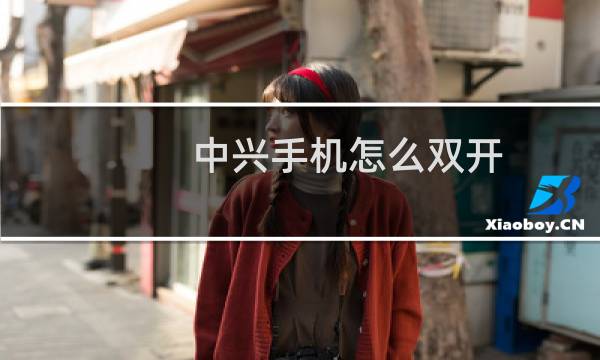 中兴手机怎么双开