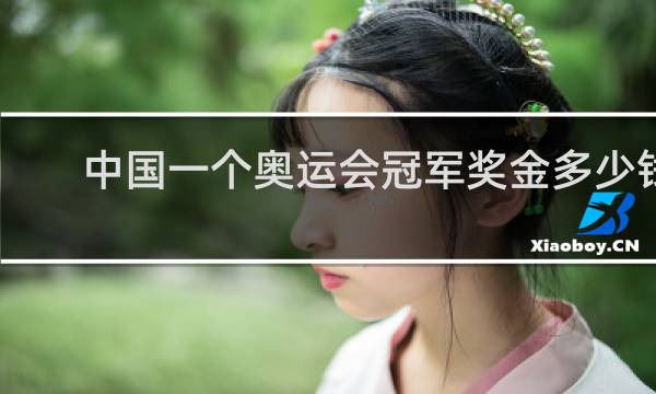 中国一个奥运会冠军奖金多少钱