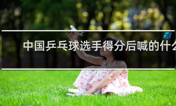 中国乒乓球选手得分后喊的什么