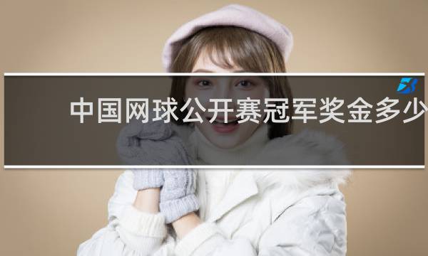 中国网球公开赛冠军奖金多少