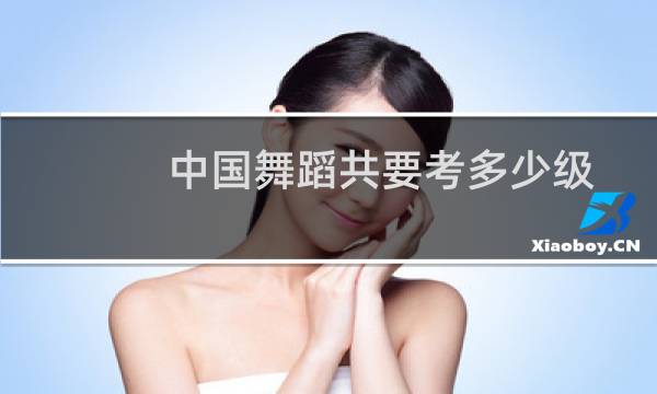 中国舞蹈共要考多少级