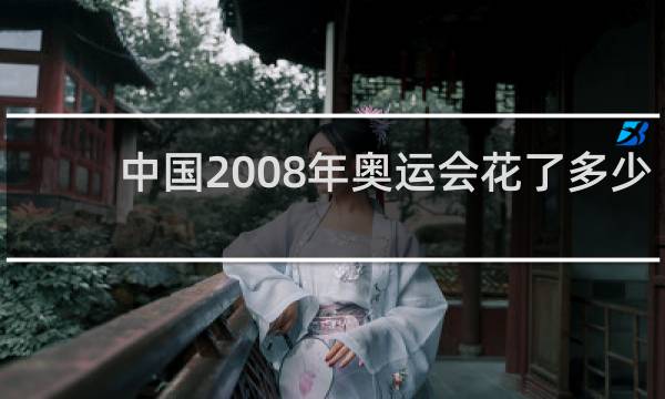 中国2008年奥运会花了多少钱