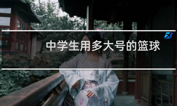 中学生用多大号的篮球