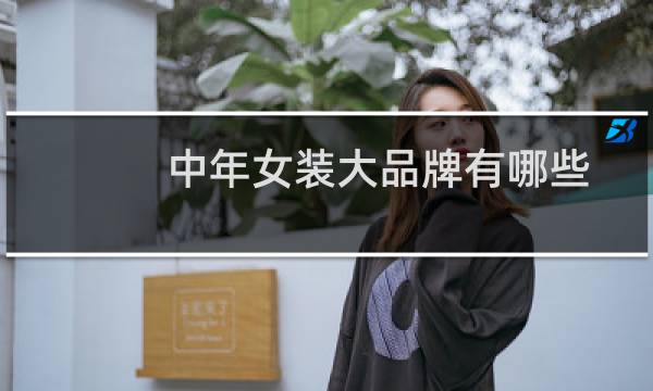 中年女装大品牌有哪些