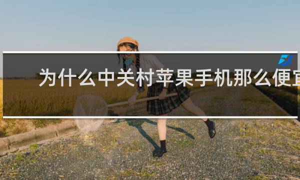为什么中关村苹果手机那么便宜