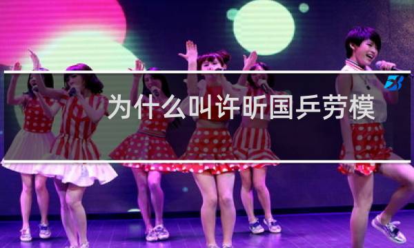 为什么叫许昕国乒劳模