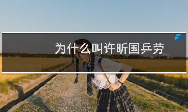 为什么叫许昕国乒劳
