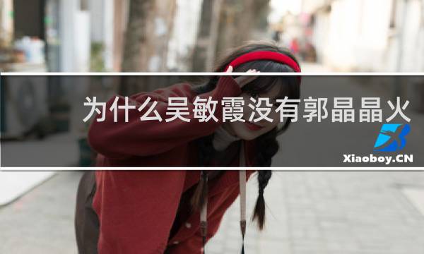 为什么吴敏霞没有郭晶晶火