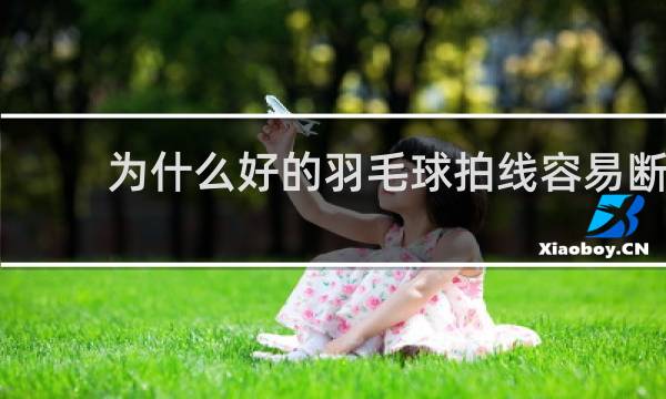 为什么好的羽毛球拍线容易断