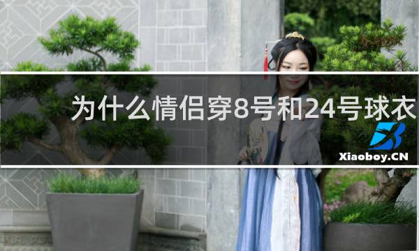为什么情侣穿8号和24号球衣