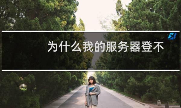 为什么我的服务器登不上？在线急