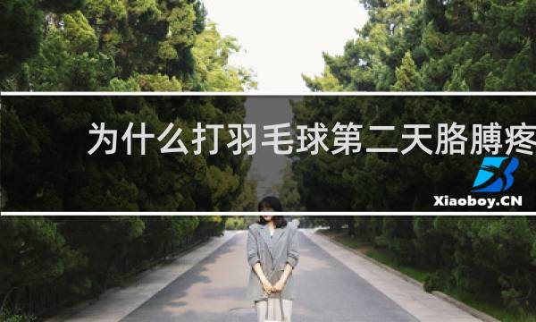 为什么打羽毛球第二天胳膊疼