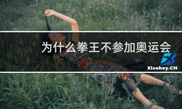 为什么拳王不参加奥运会