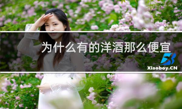 为什么有的洋酒那么便宜图片