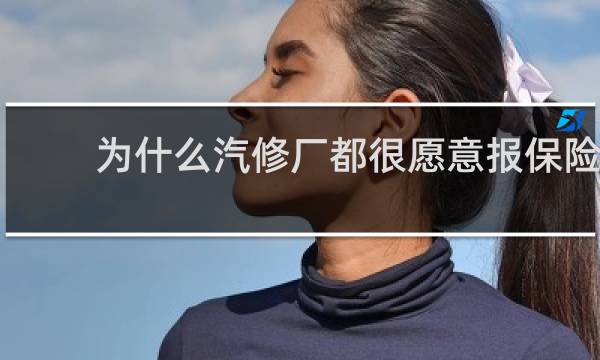 为什么汽修厂都很愿意报保险