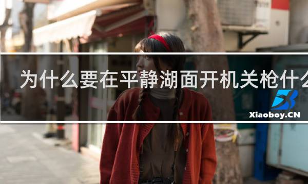 为什么要在平静湖面开机关枪什么梗