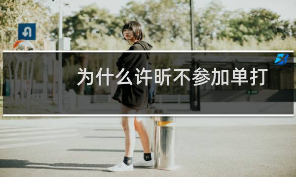 为什么许昕不参加单打