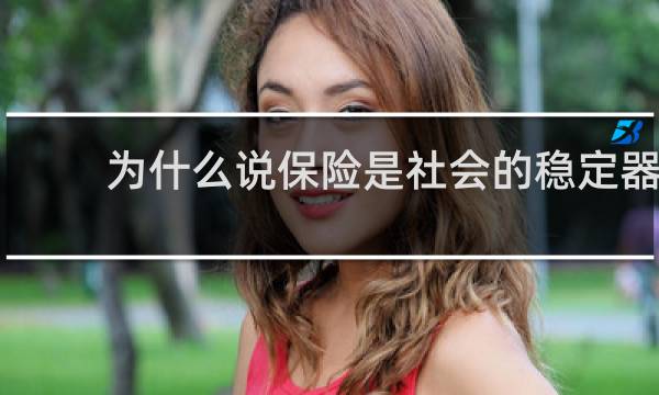 为什么说保险是社会的稳定器