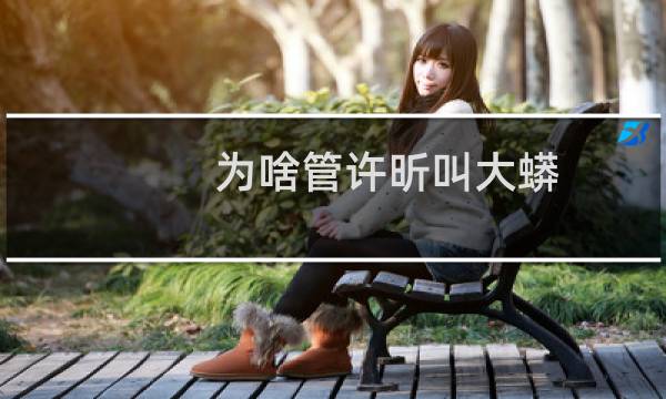 为啥管许昕叫大蟒
