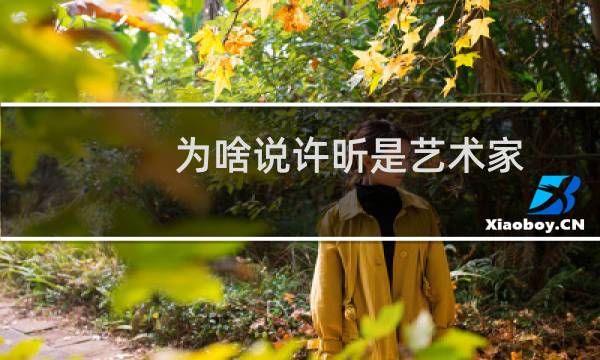 为啥说许昕是艺术家