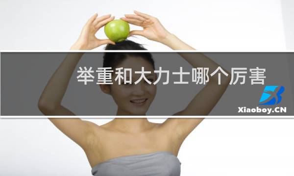 举重和大力士哪个厉害