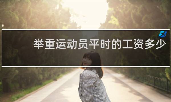 举重运动员平时的工资多少