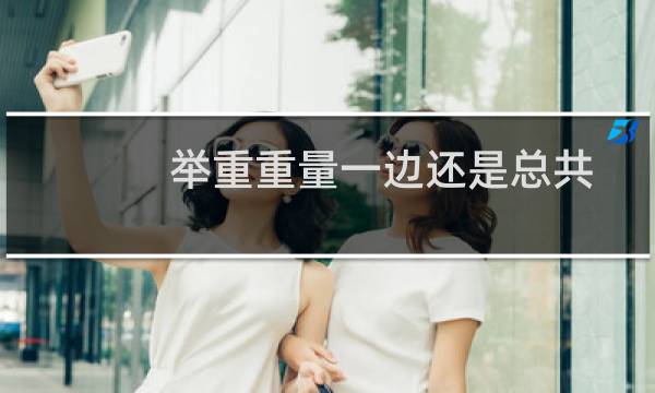 举重重量一边还是总共