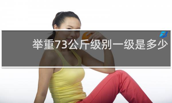 举重73公斤级别一级是多少