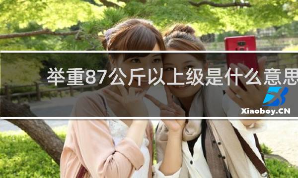 举重87公斤以上级是什么意思