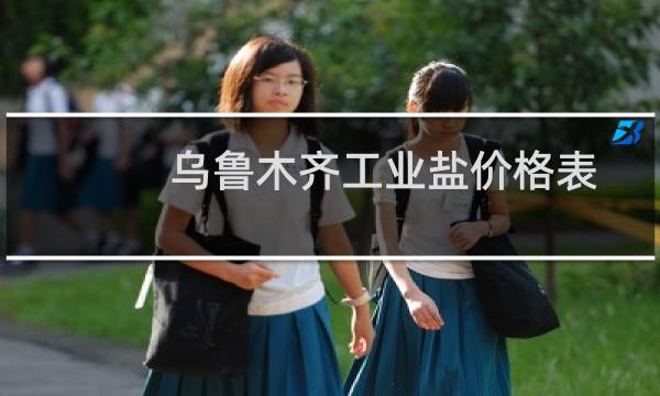 乌鲁木齐工业盐价格表图片
