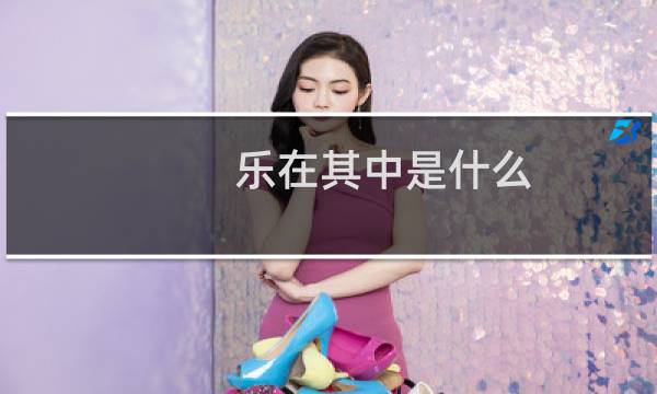 乐在其中是什么(乐在其中是什么意思)