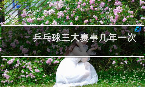 乒乓球三大赛事几年一次