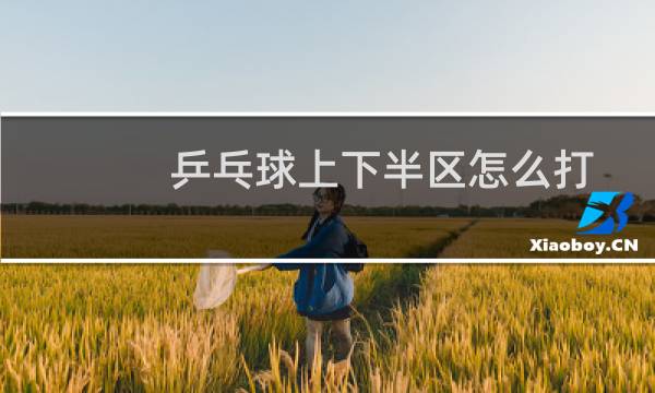 乒乓球上下半区怎么打
