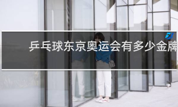 乒乓球东京奥运会有多少金牌